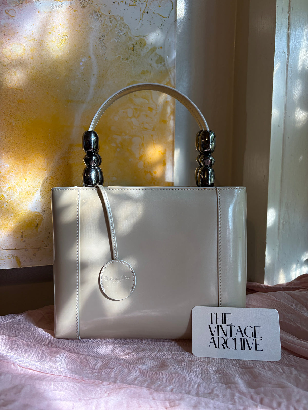 Christian Dior Vintage Small Beaded Malice Tote