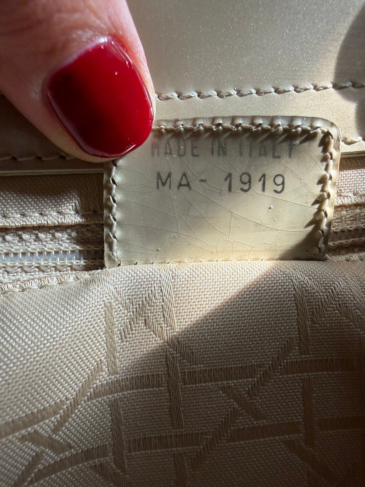 Christian Dior Vintage Small Beaded Malice Tote